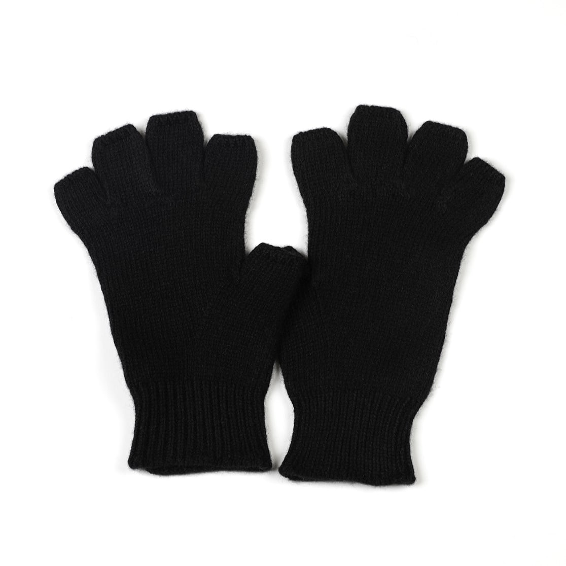 The Men's Fingerless Gloves – Chocolate + Cashmere