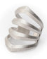 Silver Rhomboid Pierced Ring
