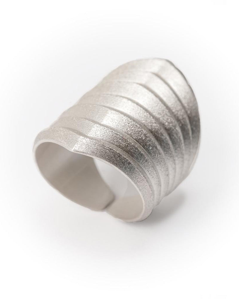 Silver Rhomboid Ring