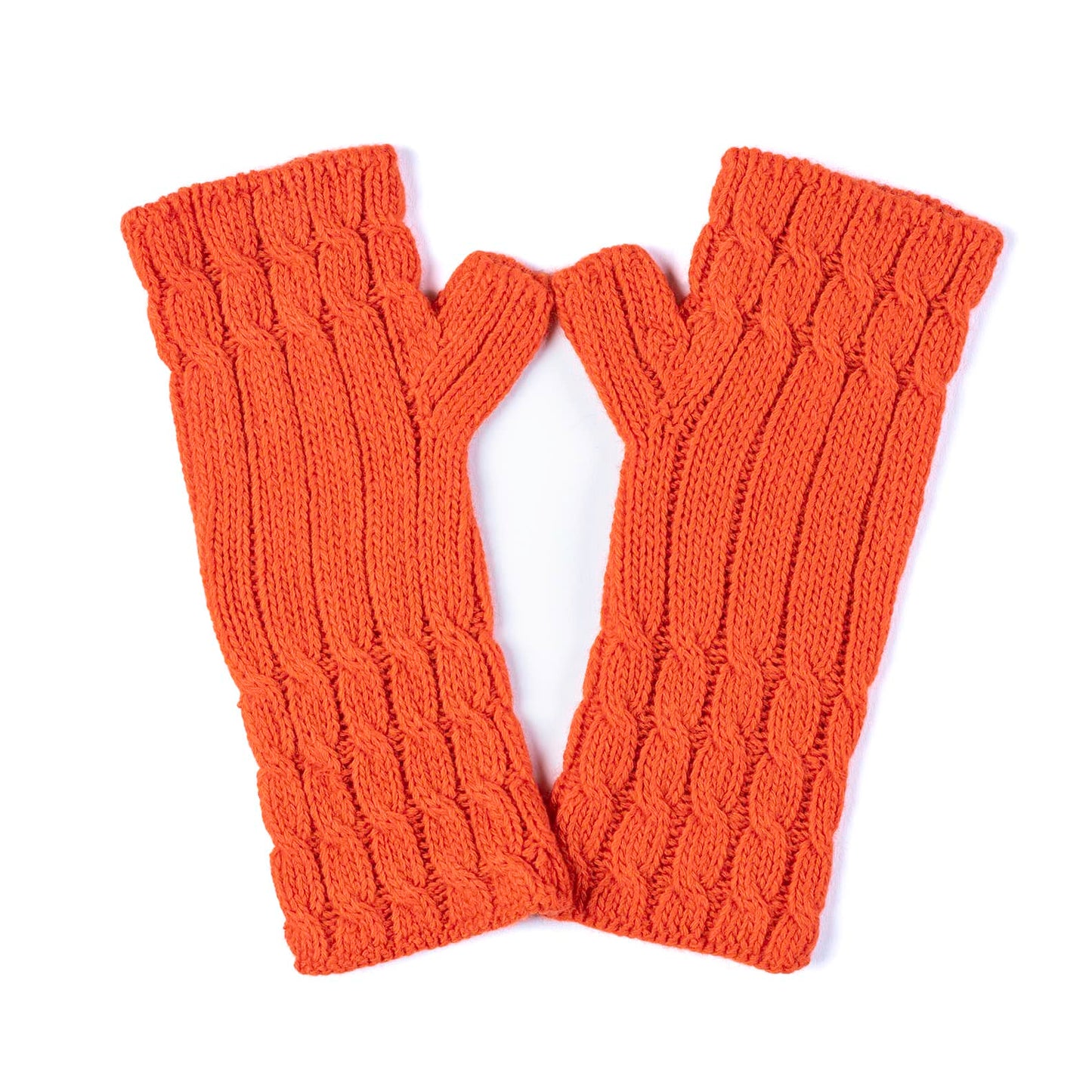The Cabled Hand Warmers