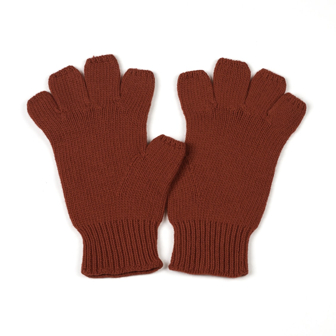 The Men's Fingerless Gloves Ruby